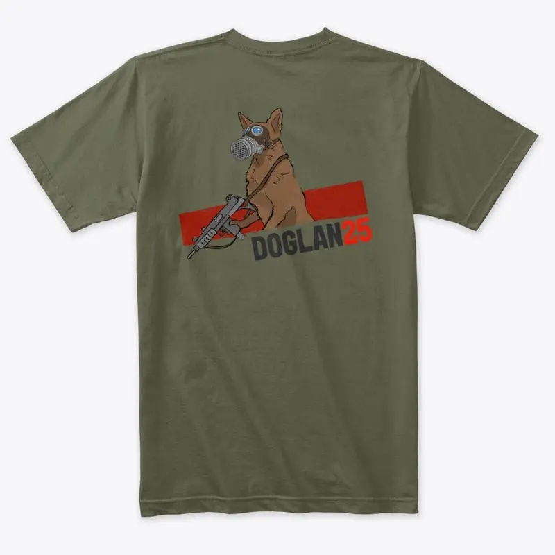 DOGLAN25 shirt - grey/green